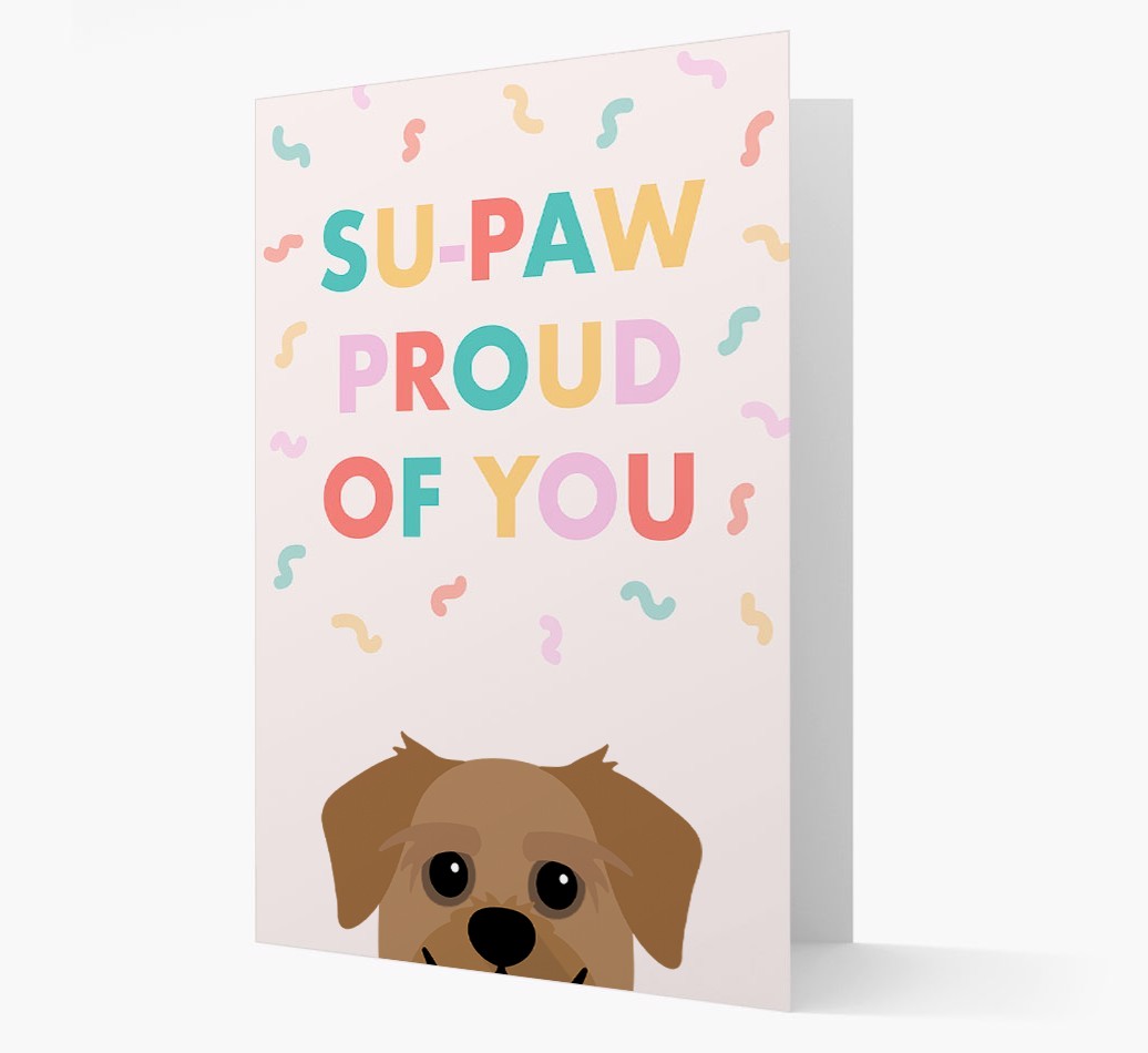 Su-paw Proud Of You: Personalized {breedFullName} Card