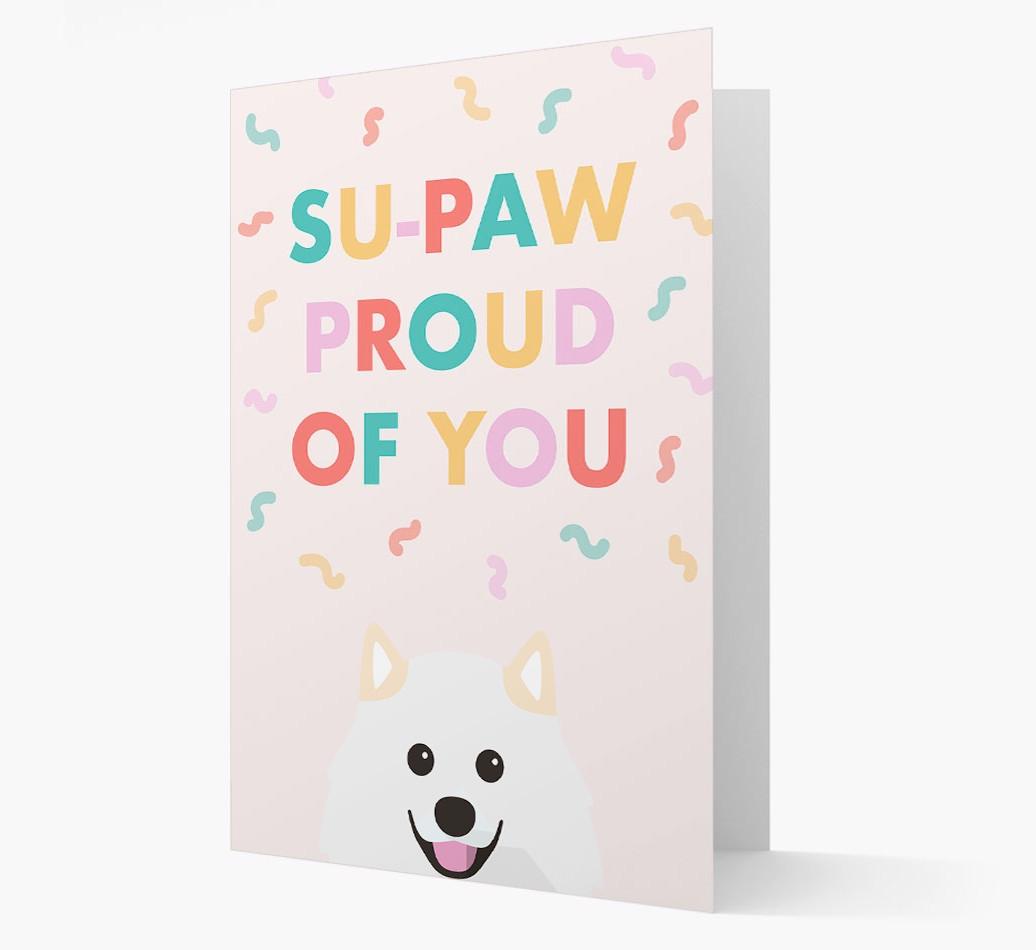 Su-paw Proud Of You: Personalized {breedFullName} Card