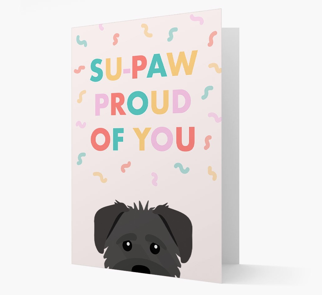 Su-paw Proud Of You: Personalized {breedFullName} Card