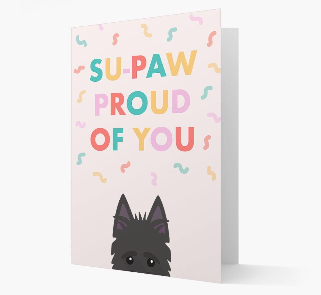 Su-paw Proud Of You: Personalized {breedFullName} Card