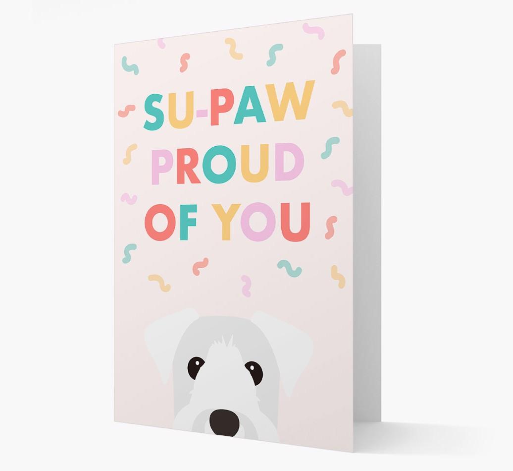Su-paw Proud Of You: Personalized {breedFullName} Card