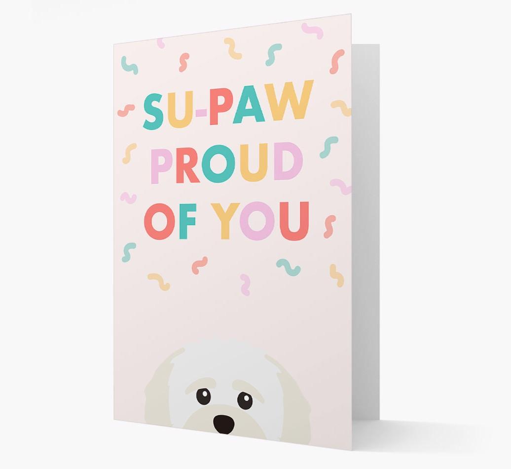 Su-paw Proud Of You: Personalized {breedFullName} Card