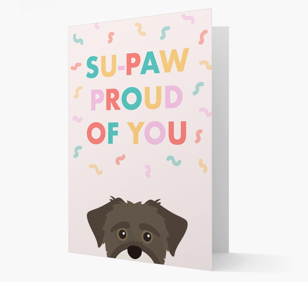 Su-paw Proud Of You: Personalized {breedFullName} Card
