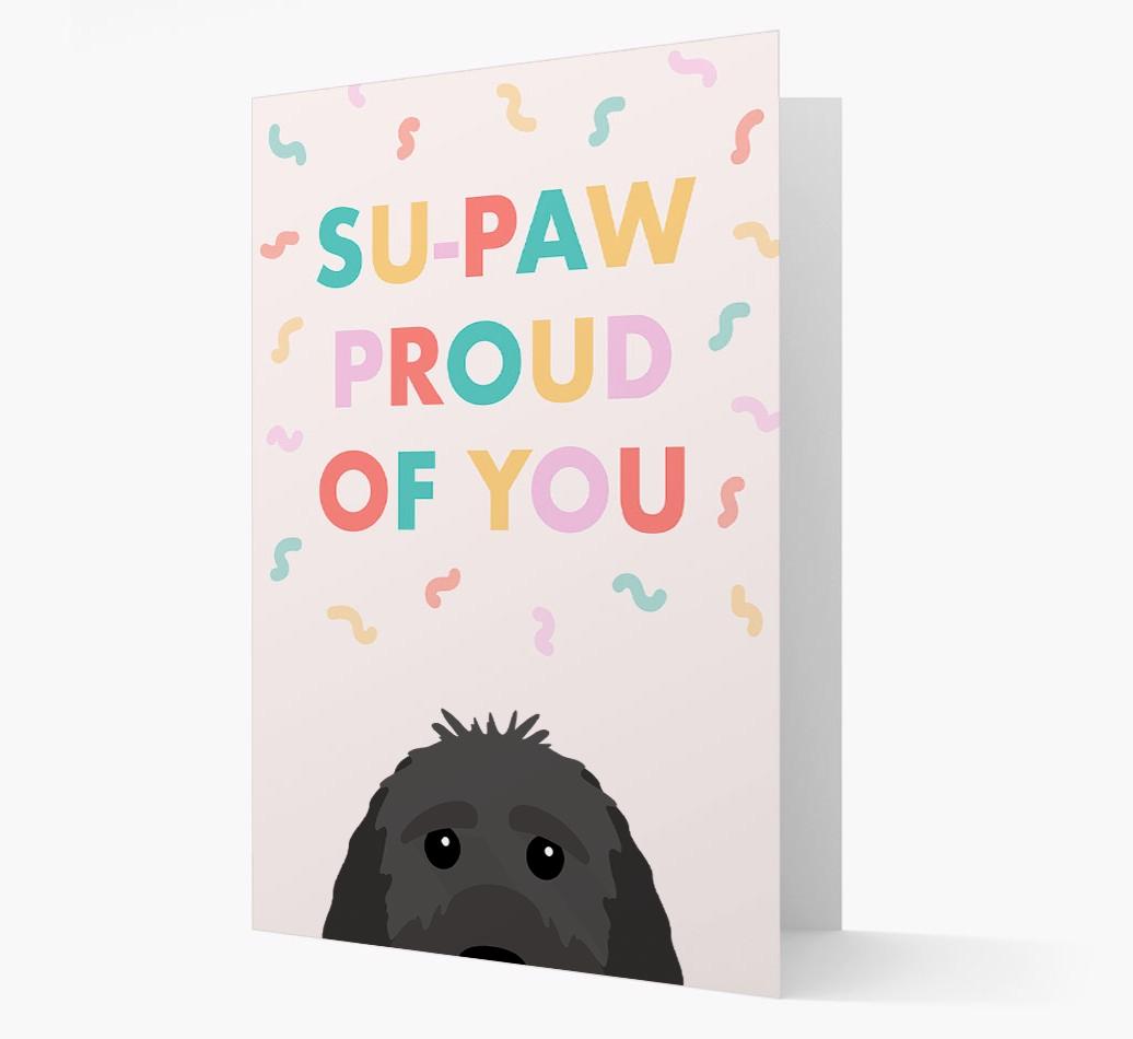 Su-paw Proud Of You: Personalized {breedFullName} Card