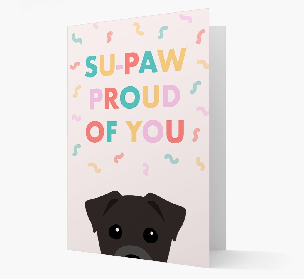 Su-paw Proud Of You: Personalized {breedFullName} Card
