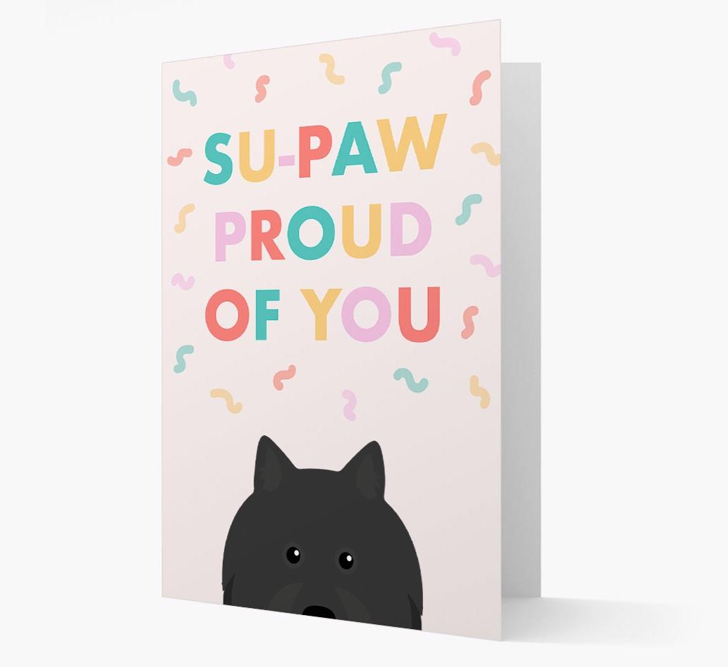 Su-paw Proud Of You: Personalized {breedFullName} Card