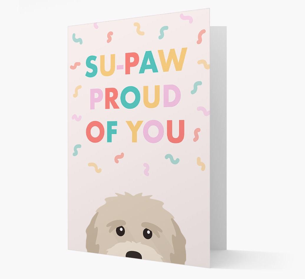 Su-paw Proud Of You: Personalized {breedFullName} Card