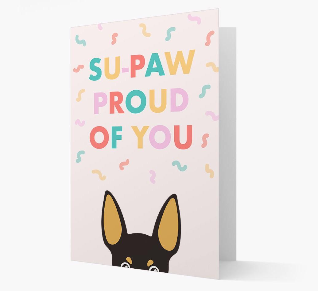 Su-paw Proud Of You: Personalized {breedFullName} Card