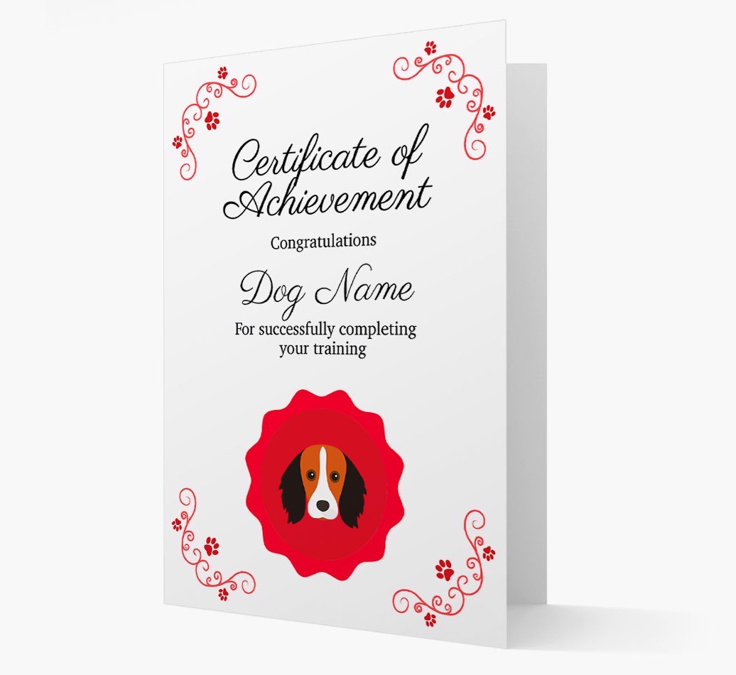 Graduation Certificate: Personalised {breedFullName} Card