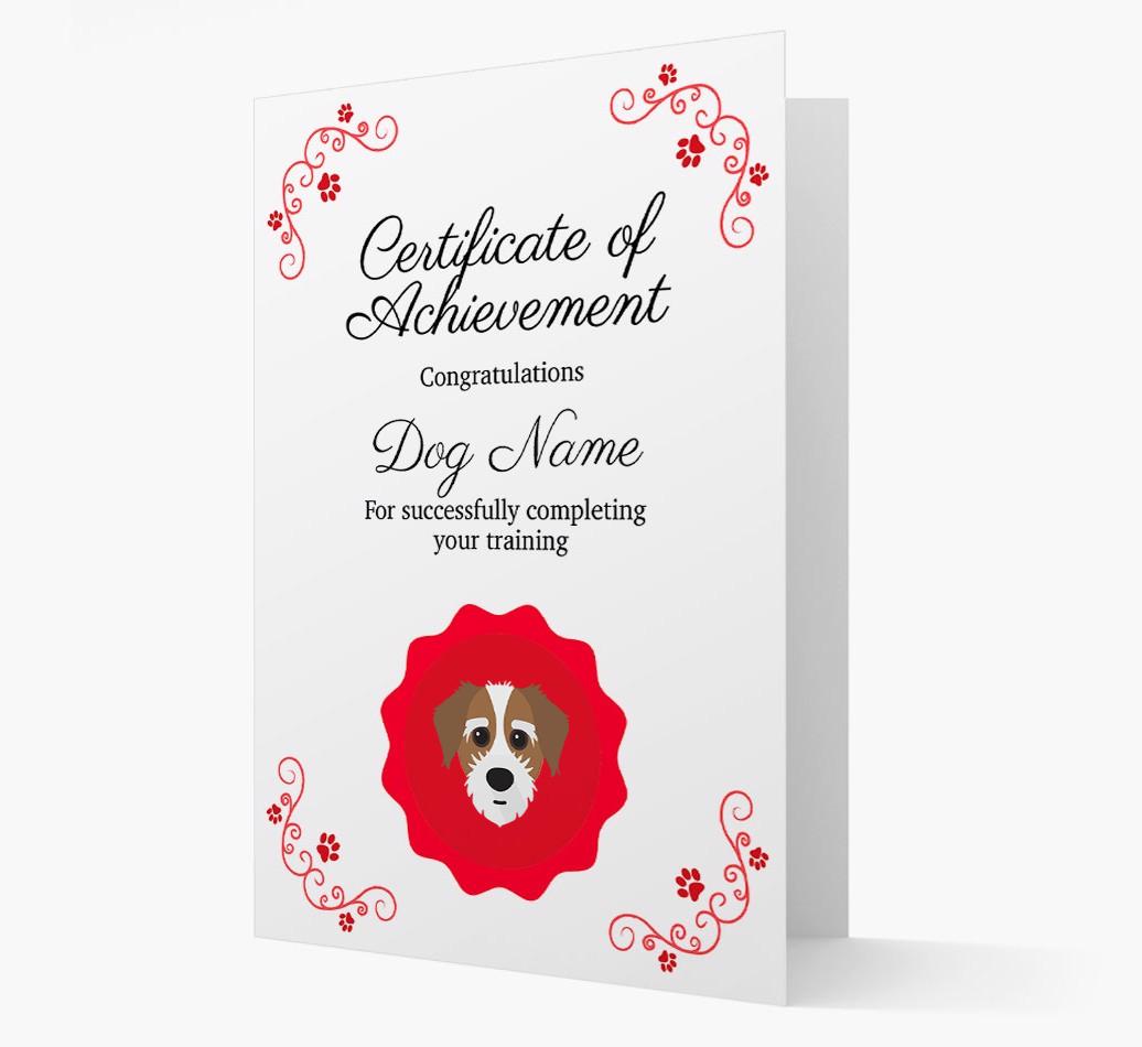 Graduation Certificate: Personalized {breedFullName} Card