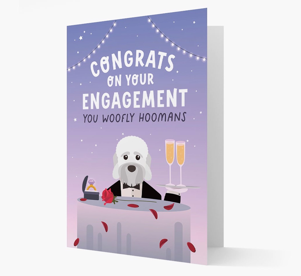 Congrats On Your Engagement: Personalized Card with {breedFullName} Icon