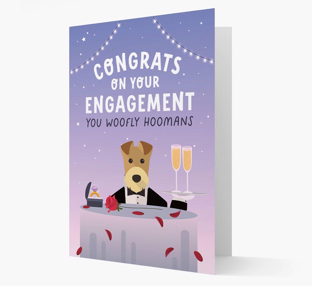 Congrats On Your Engagement: Personalized Card with {breedFullName} Icon