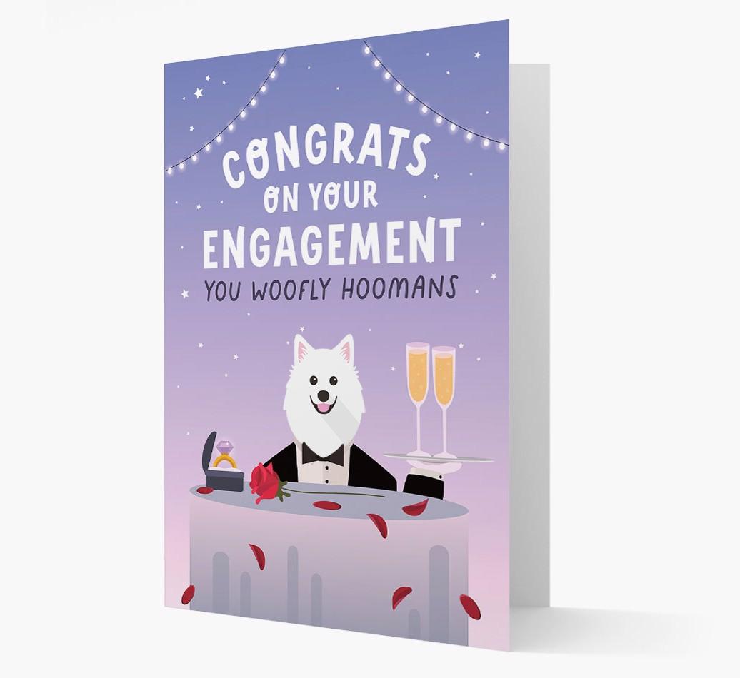 Congrats On Your Engagement: Personalized Card with {breedFullName} Icon