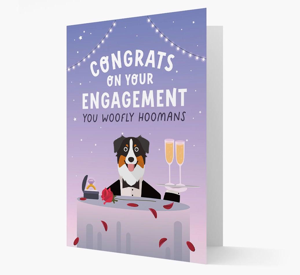 Congrats On Your Engagement: Personalized Card with {breedFullName} Icon