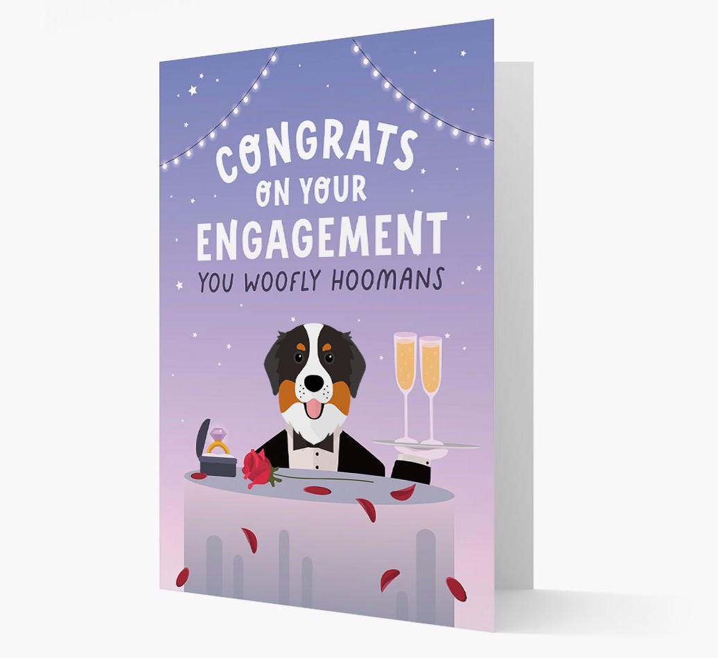 Congrats On Your Engagement: Personalized Card with {breedFullName} Icon