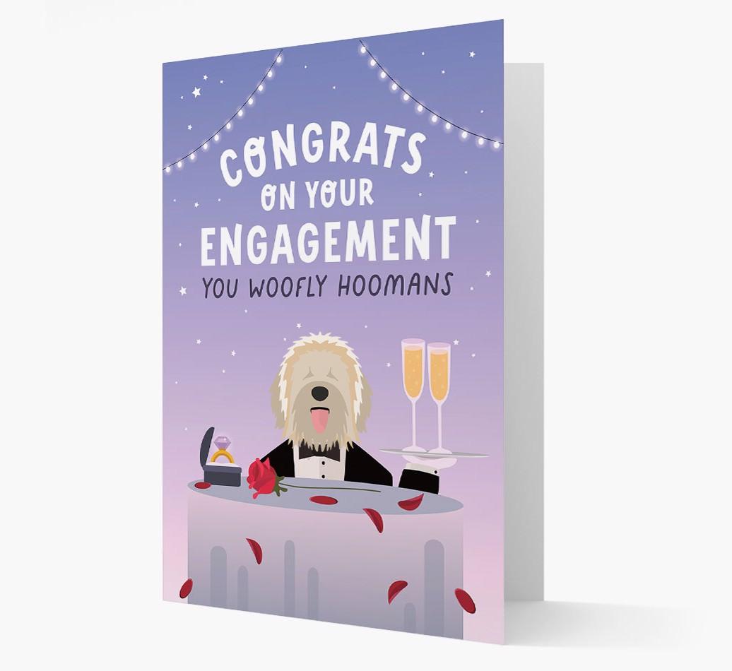 Congrats On Your Engagement: Personalized Card with {breedFullName} Icon