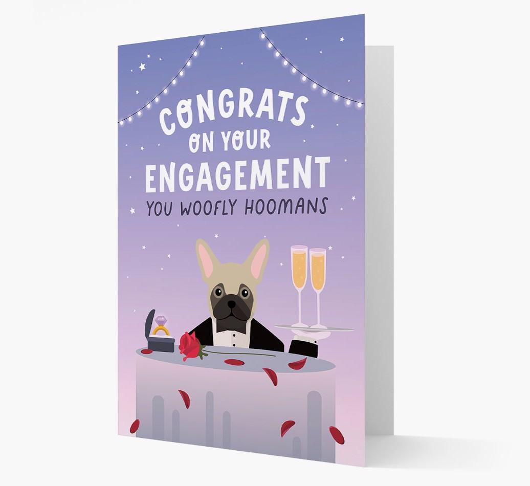 Congrats On Your Engagement: Personalized Card with {breedFullName} Icon