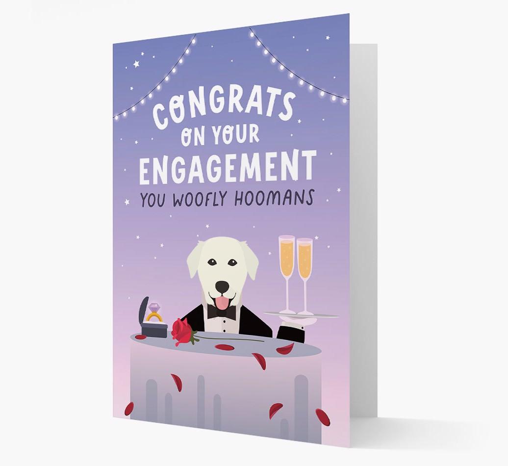 Congrats On Your Engagement: Personalized Card with {breedFullName} Icon