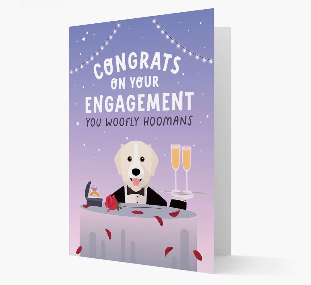 Congrats On Your Engagement: Personalised Card with {breedFullName} Icon
