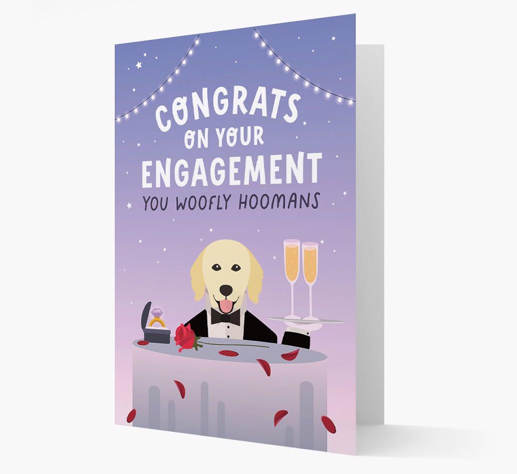 Congrats On Your Engagement: Personalized Card with {breedFullName} Icon