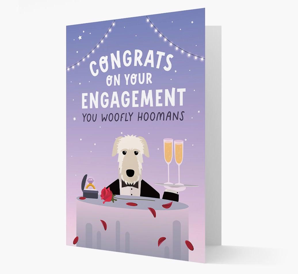 Congrats On Your Engagement: Personalized Card with {breedFullName} Icon