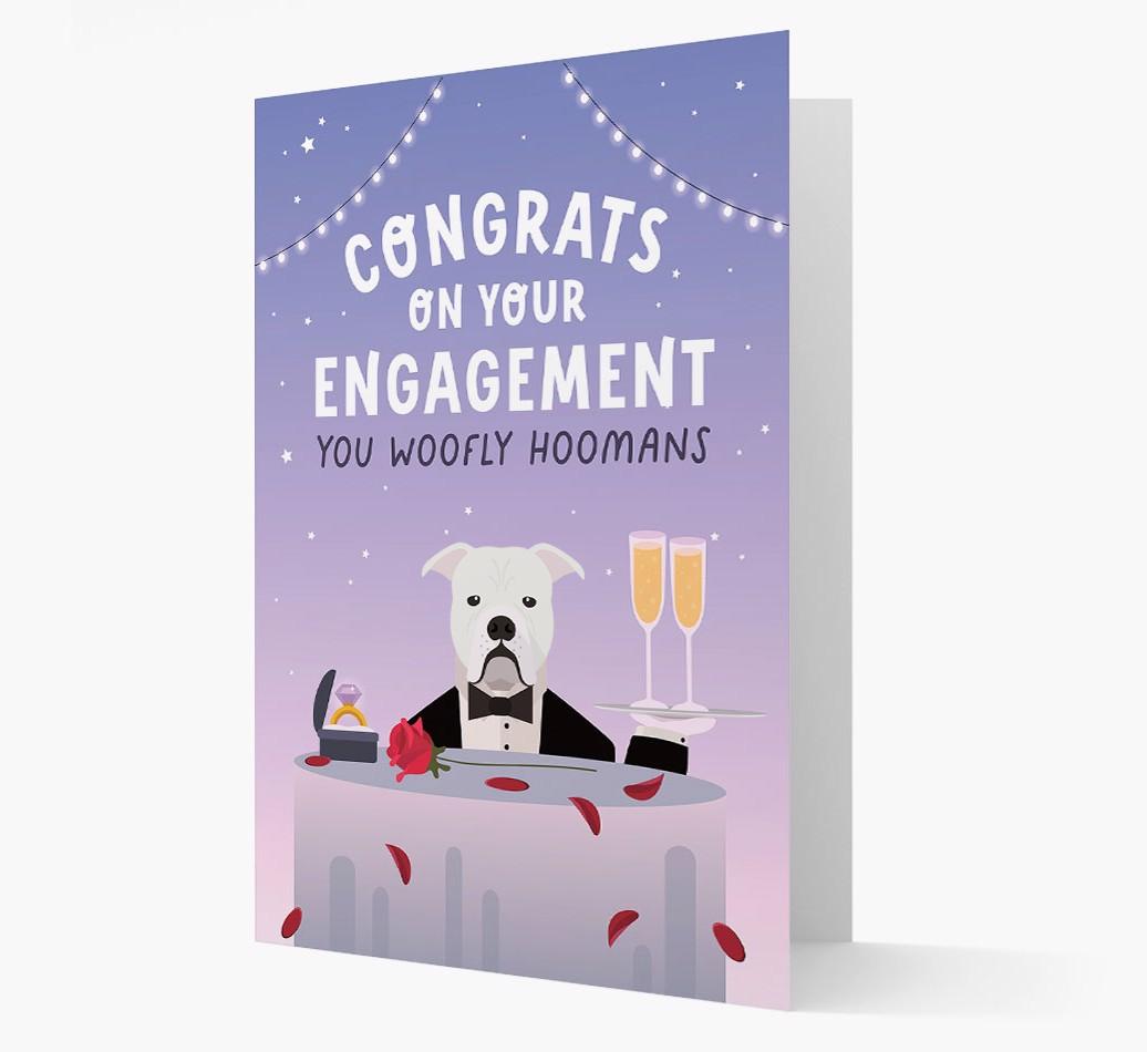 Congrats On Your Engagement: Personalized Card with {breedFullName} Icon