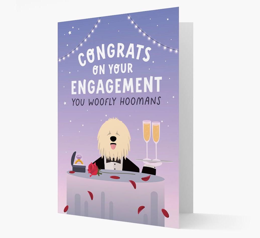 Congrats On Your Engagement: Personalized Card with {breedFullName} Icon