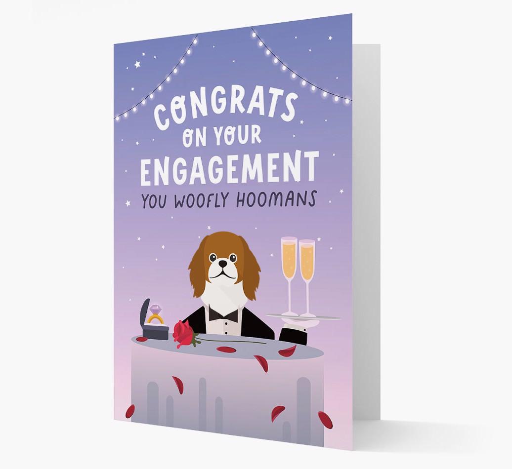 Congrats On Your Engagement: Personalized Card with {breedFullName} Icon