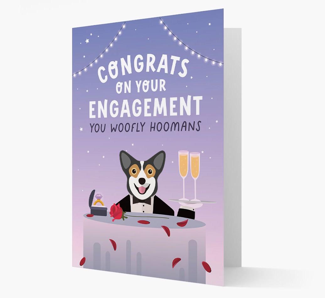 Congrats On Your Engagement: Personalized Card with {breedFullName} Icon