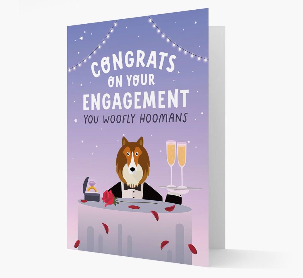 Congrats On Your Engagement: Personalized Card with {breedFullName} Icon