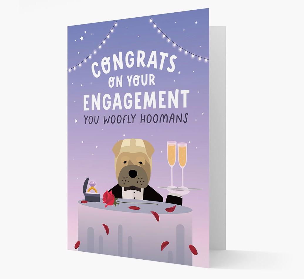 Congrats On Your Engagement: Personalized Card with {breedFullName} Icon
