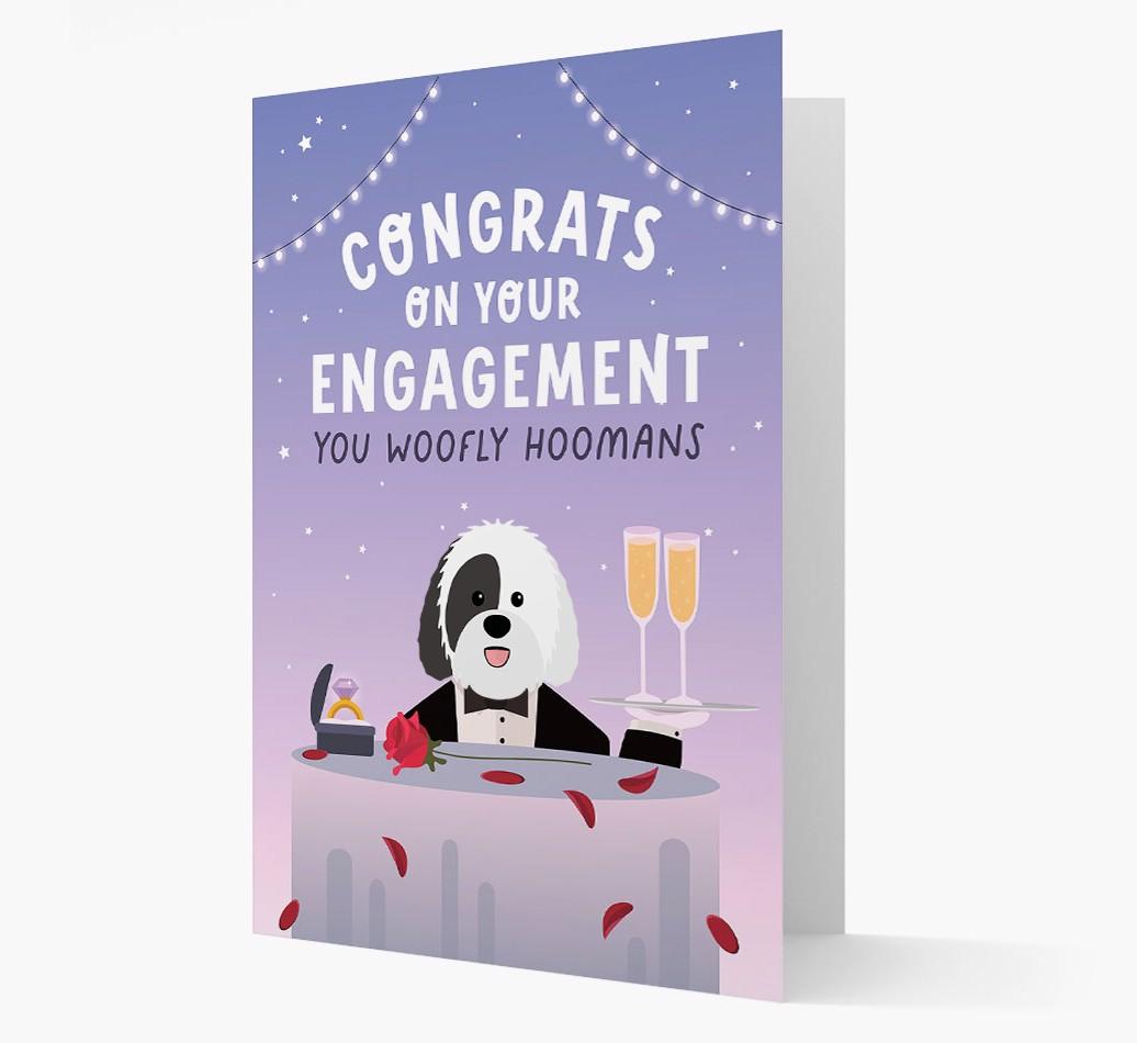 Congrats On Your Engagement: Personalized Card with {breedFullName} Icon