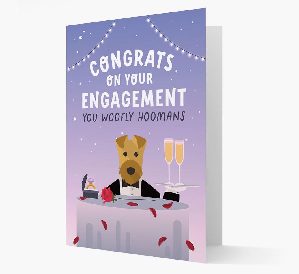 Congrats On Your Engagement: Personalized Card with {breedFullName} Icon