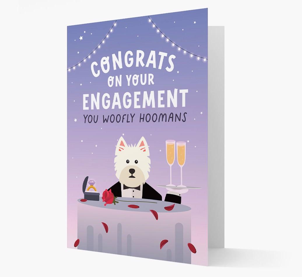Congrats On Your Engagement: Personalized Card with {breedFullName} Icon