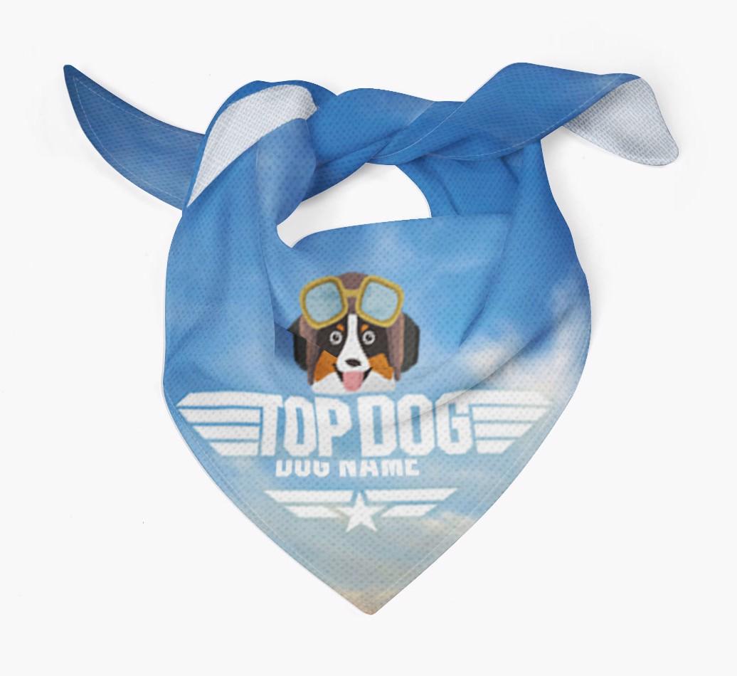 Top Dog: Personalised {breedFullName} Bandana