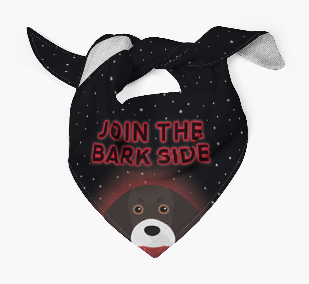 I've Joined The Bark Side: Personalised {breedFullName} Bandana
