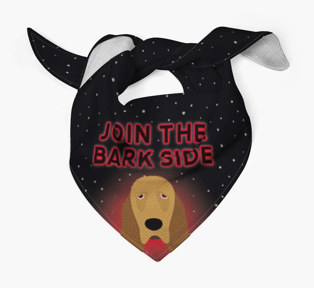 I've Joined The Bark Side: Personalised {breedFullName} Bandana