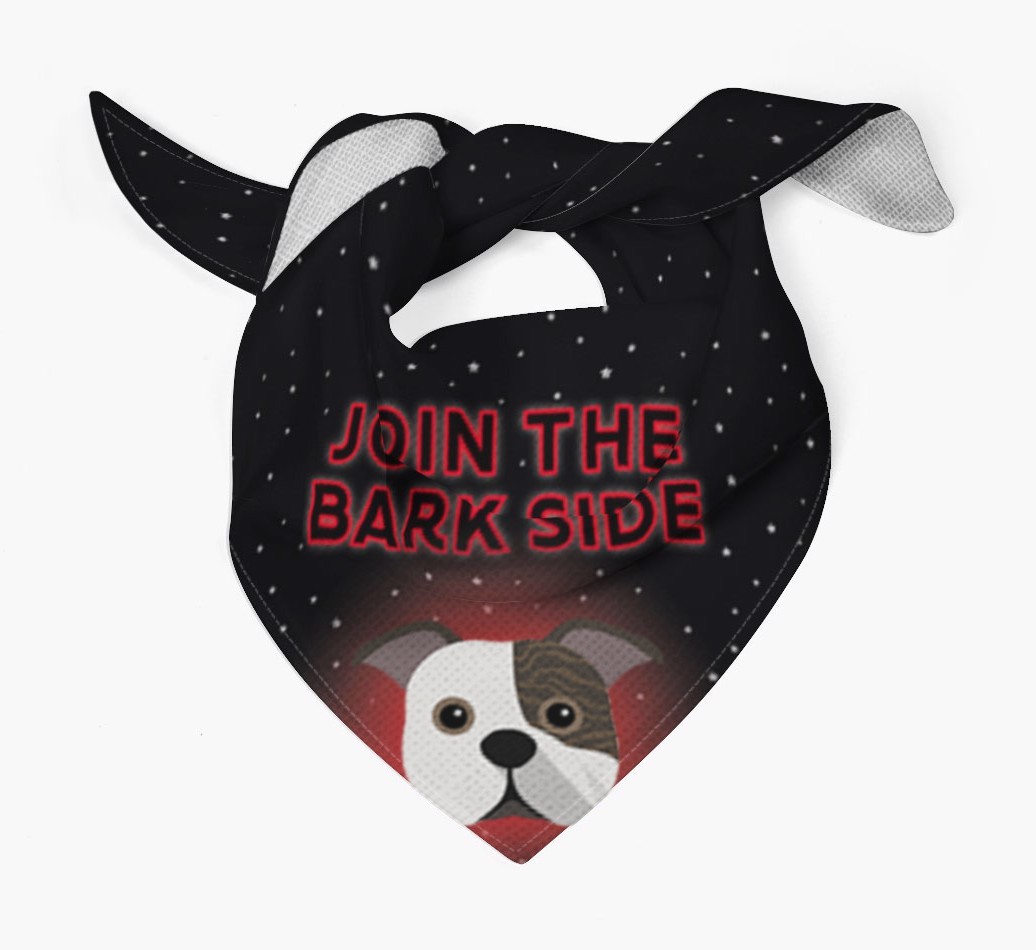 I've Joined The Bark Side: Personalised {breedFullName} Bandana