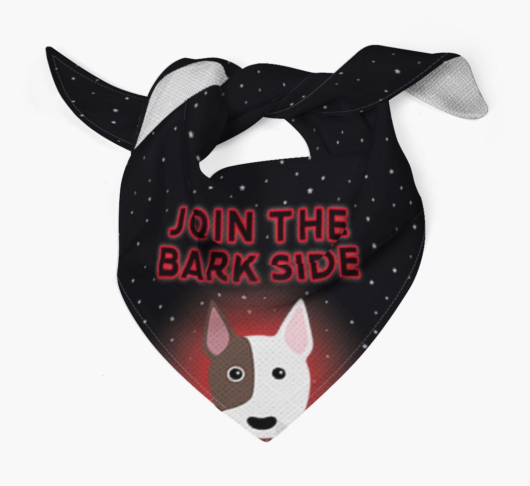 I've Joined The Bark Side: Personalised {breedFullName} Bandana