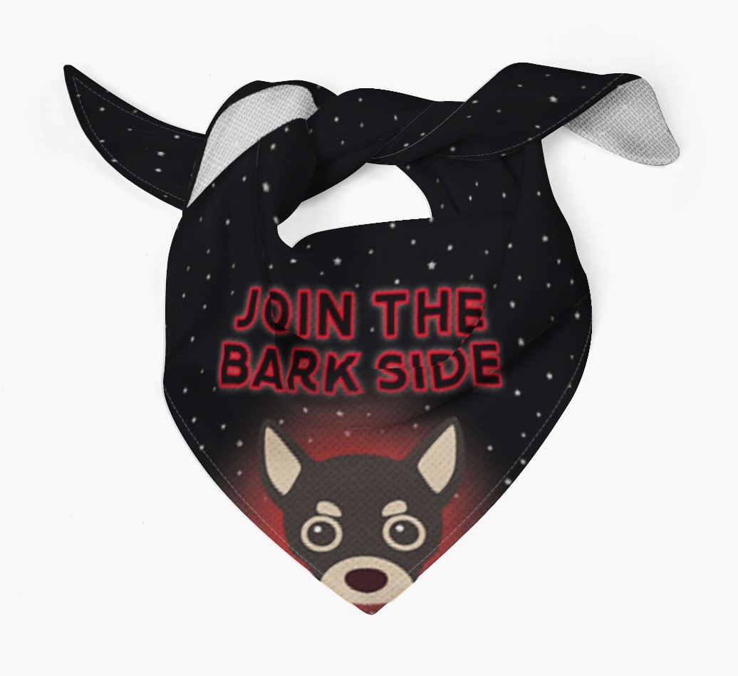I've Joined The Bark Side: Personalised {breedFullName} Bandana
