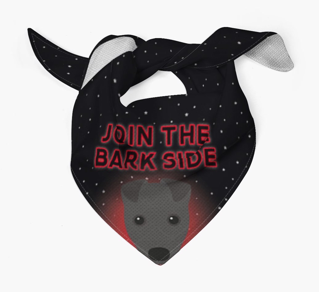 I've Joined The Bark Side: Personalised {breedFullName} Bandana