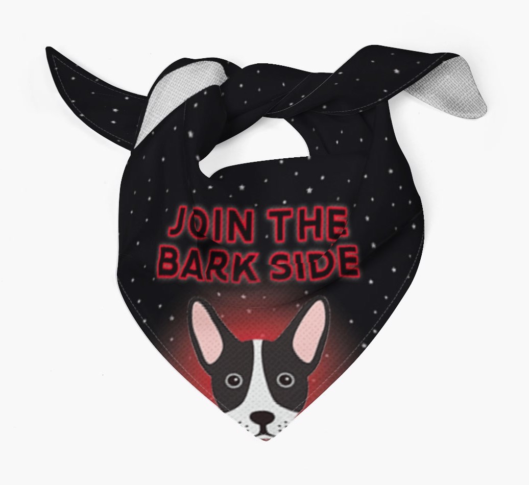 I've Joined The Bark Side: Personalised {breedFullName} Bandana