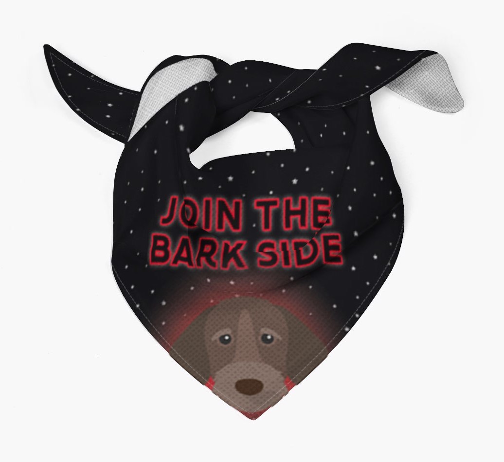 I've Joined The Bark Side: Personalised {breedFullName} Bandana
