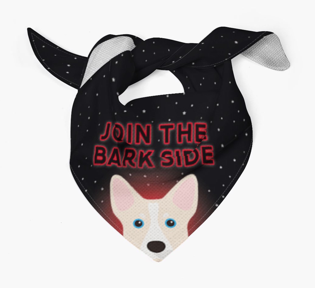 I've Joined The Bark Side: Personalised {breedFullName} Bandana