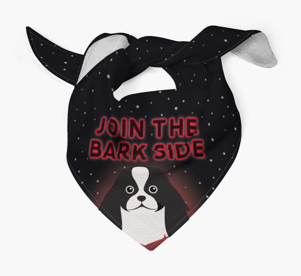 I've Joined The Bark Side: Personalised {breedFullName} Bandana