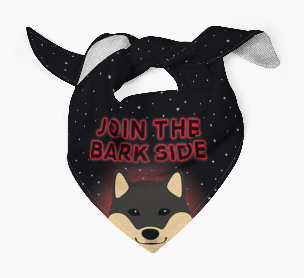 I've Joined The Bark Side: Personalised {breedFullName} Bandana