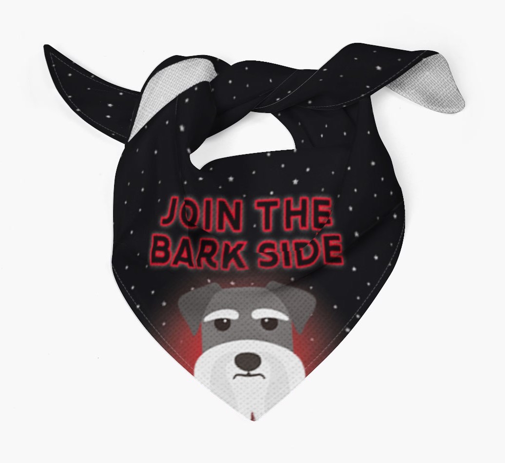 I've Joined The Bark Side: Personalised {breedFullName} Bandana