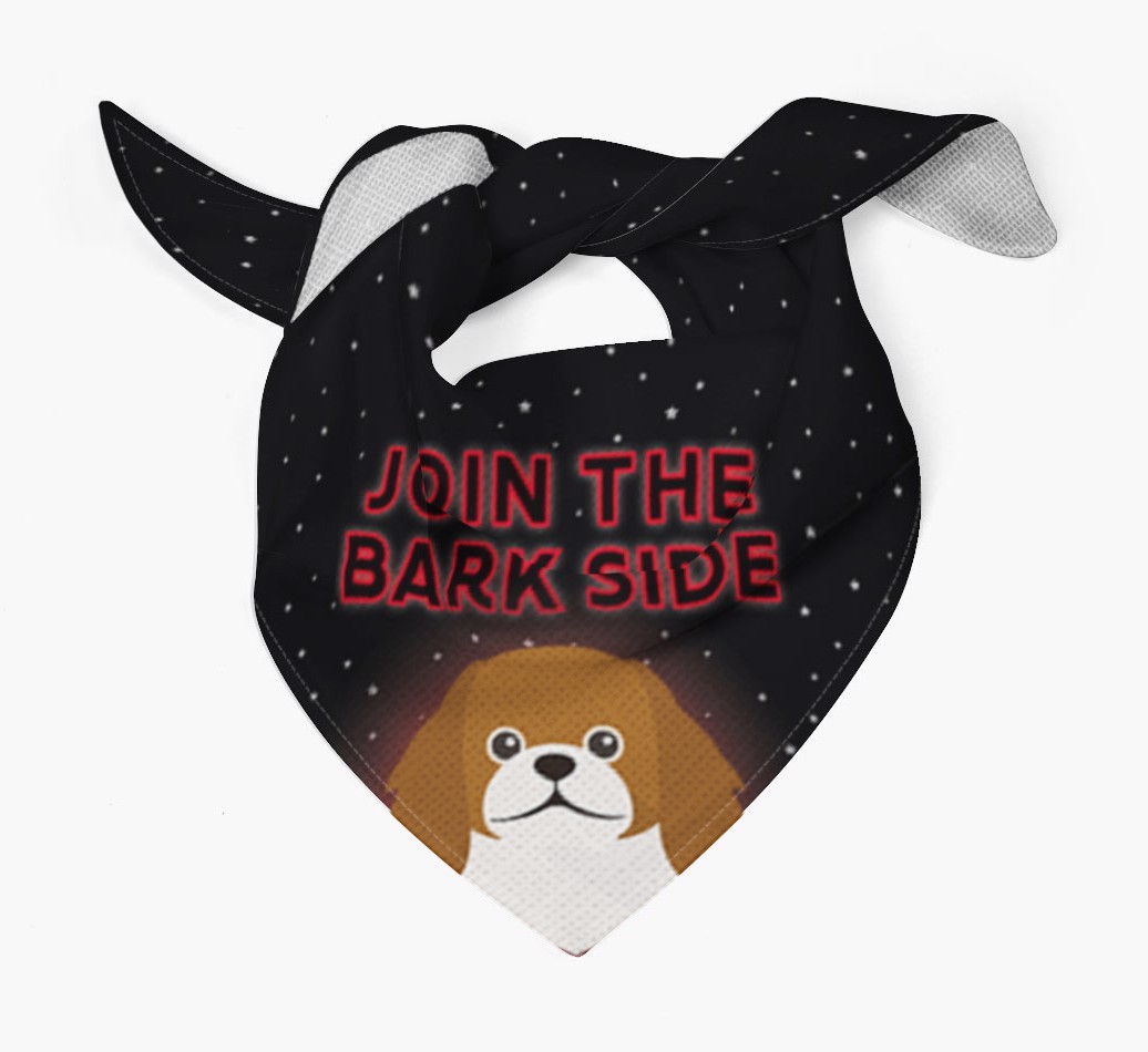 I've Joined The Bark Side: Personalised {breedFullName} Bandana