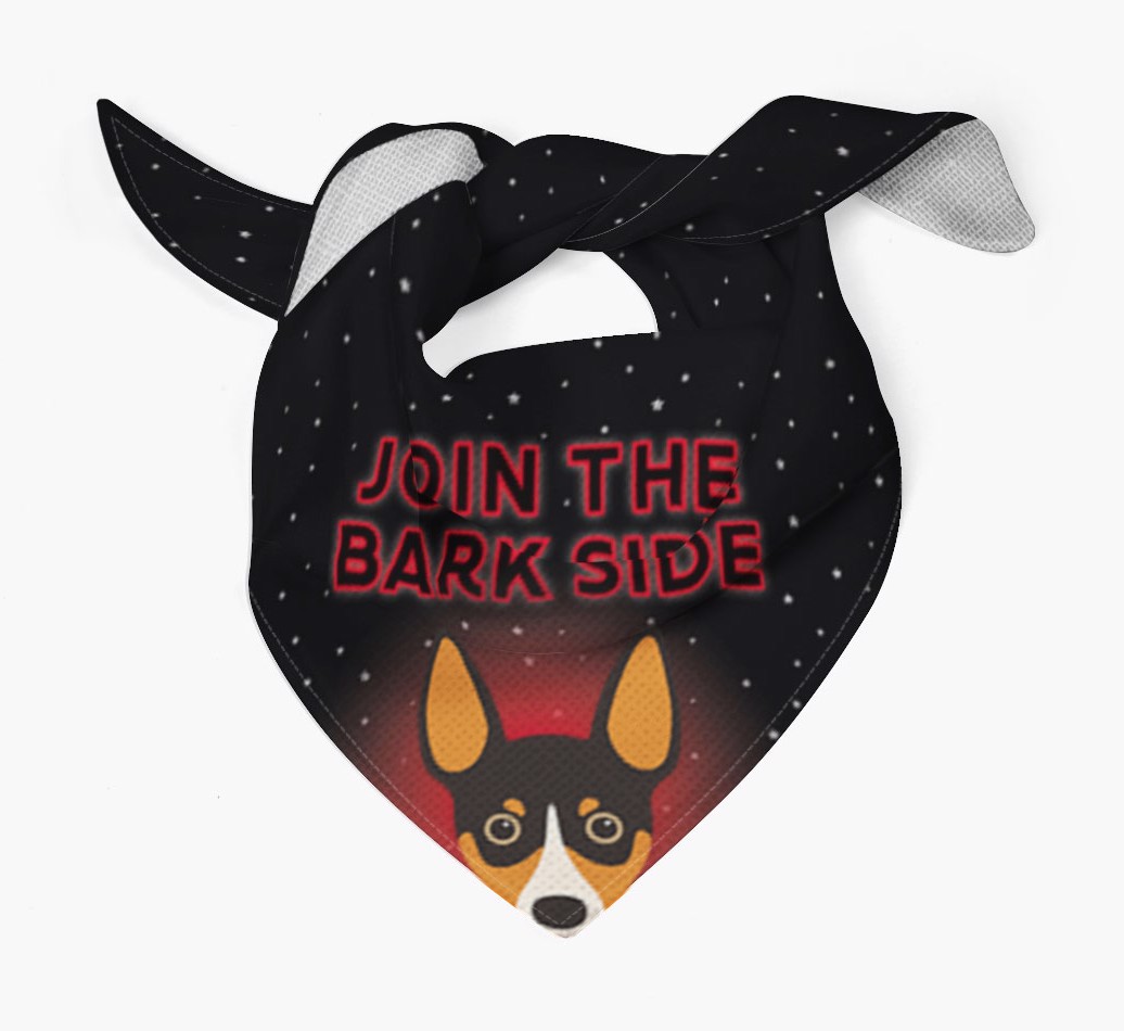 I've Joined The Bark Side: Personalised {breedFullName} Bandana