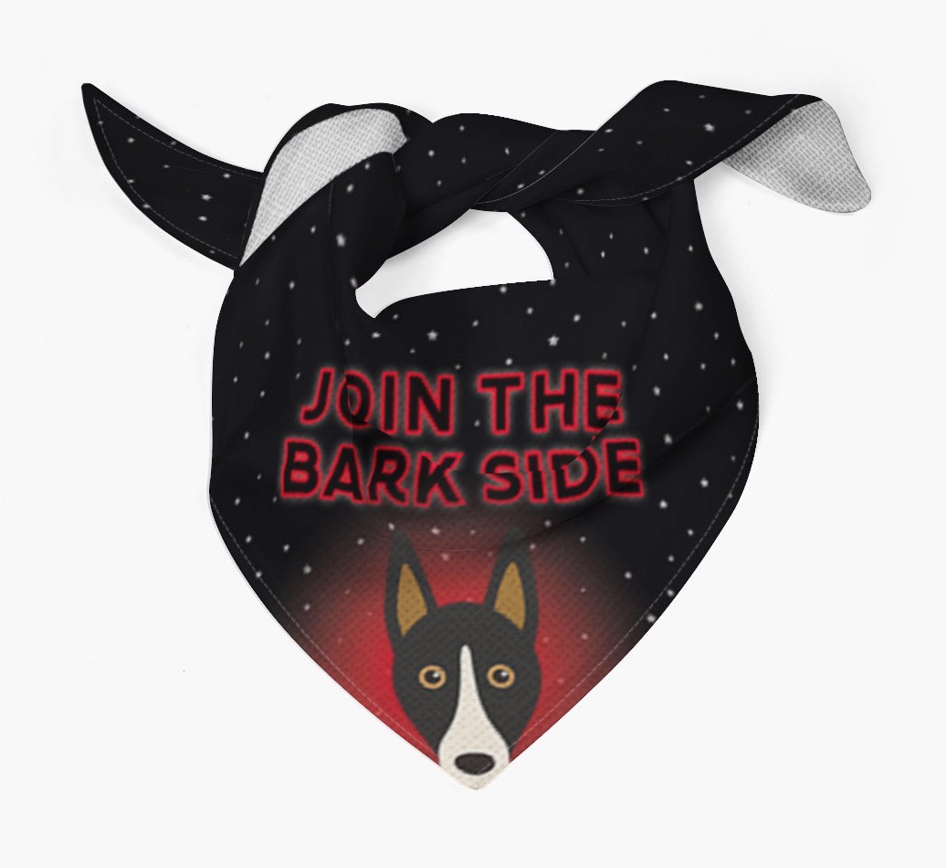 I've Joined The Bark Side: Personalised {breedFullName} Bandana